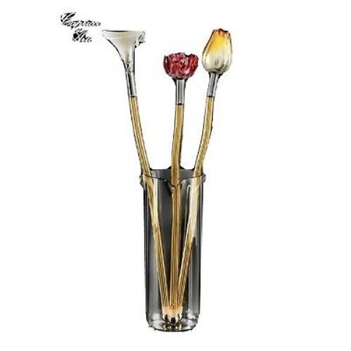 Bonollo Vaso con Fiori: La Calla La Rosa Il Tulipano