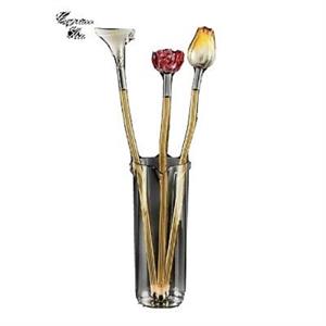 Bonollo Vaso con Fiori: La Calla La Rosa Il Tulipano