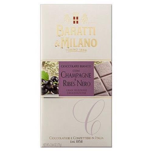 Baratti e Milano Tavoletta Cioccolato Champagne e Ribes Nero